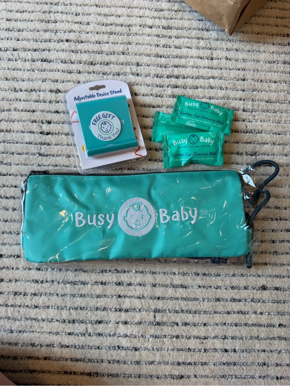 Busy Baby Travel Organizer Pouch and extras